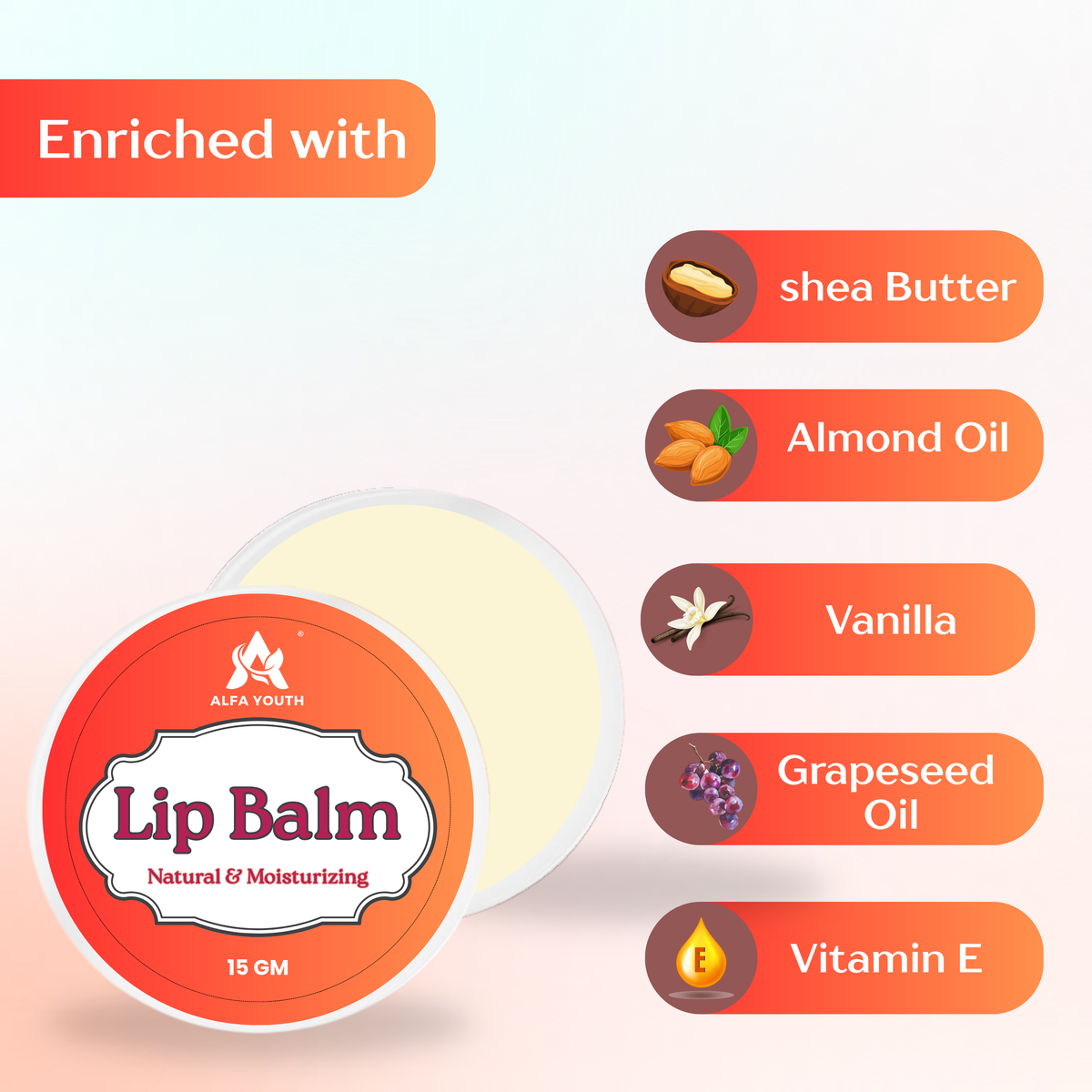 Alfa Youth Lip Balm - 15gm