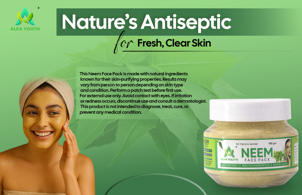 Alfa Youth Neem Face Pack Powder - 100gm