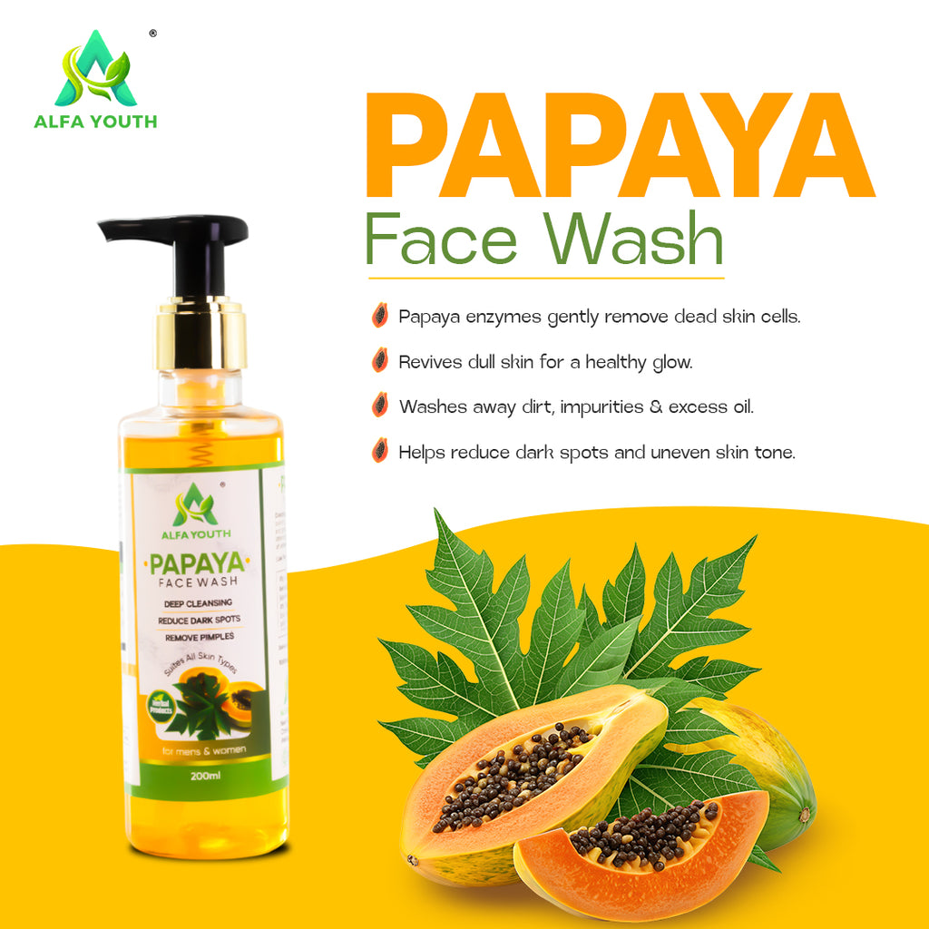 Alfa Youth Papaya Facewash - 200ml