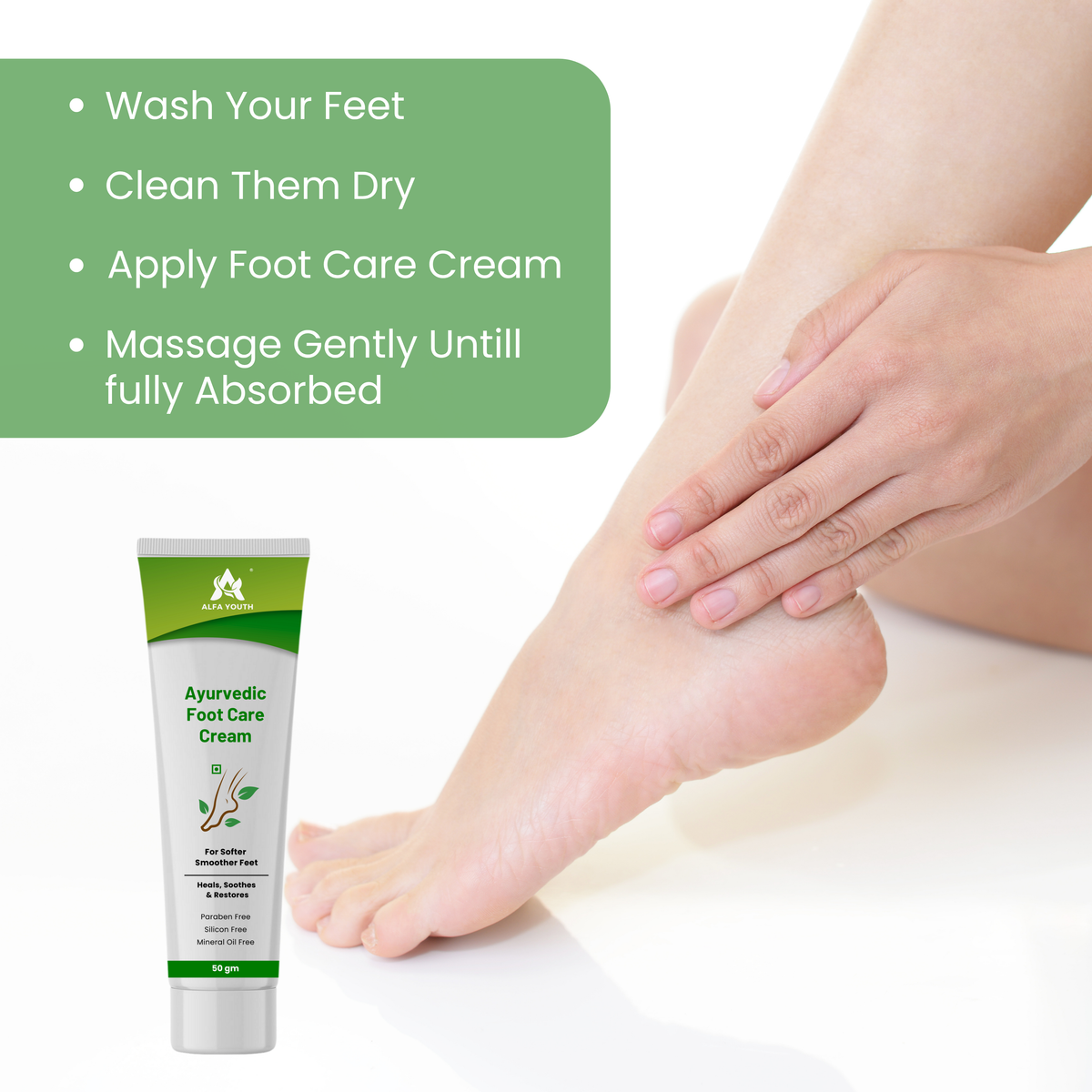 Alfa Youth Foot Cream - 50gm