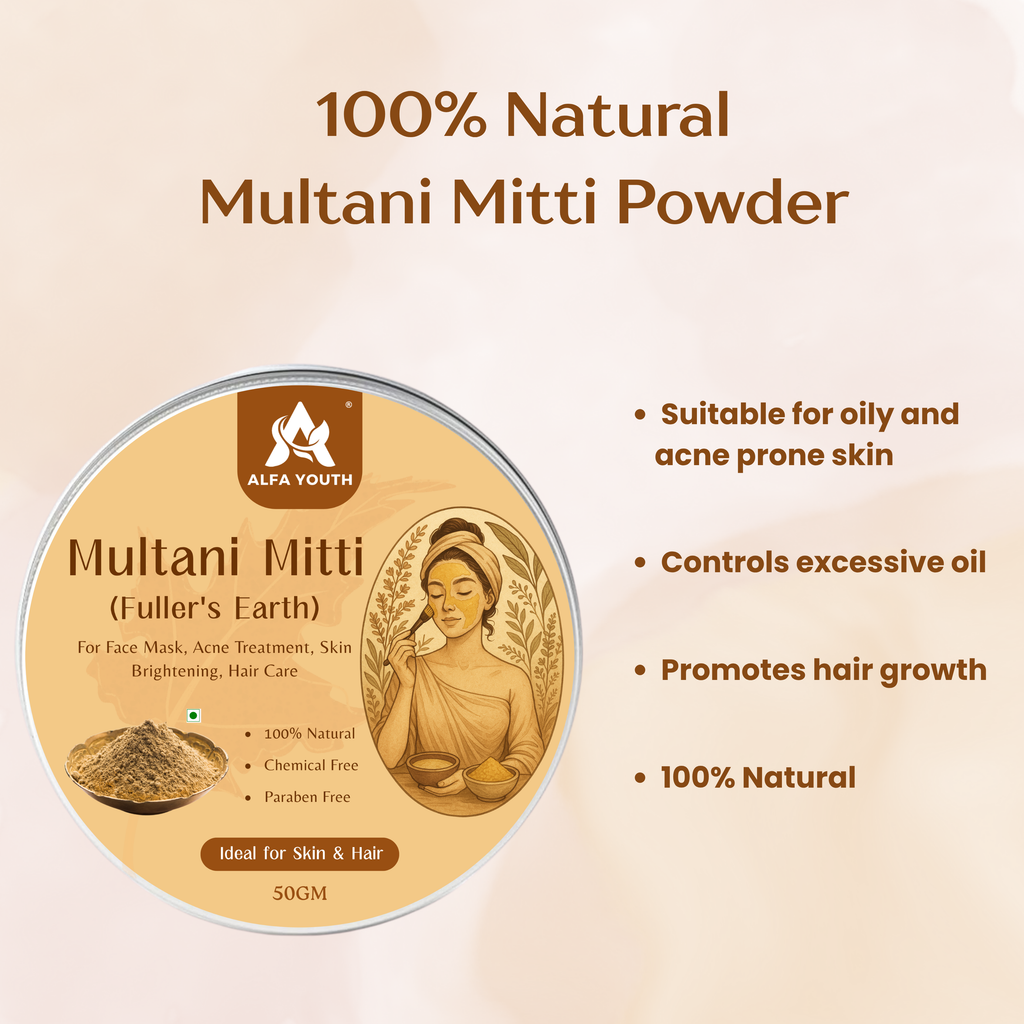 Alfa Youth Multani Mitti - 50gm