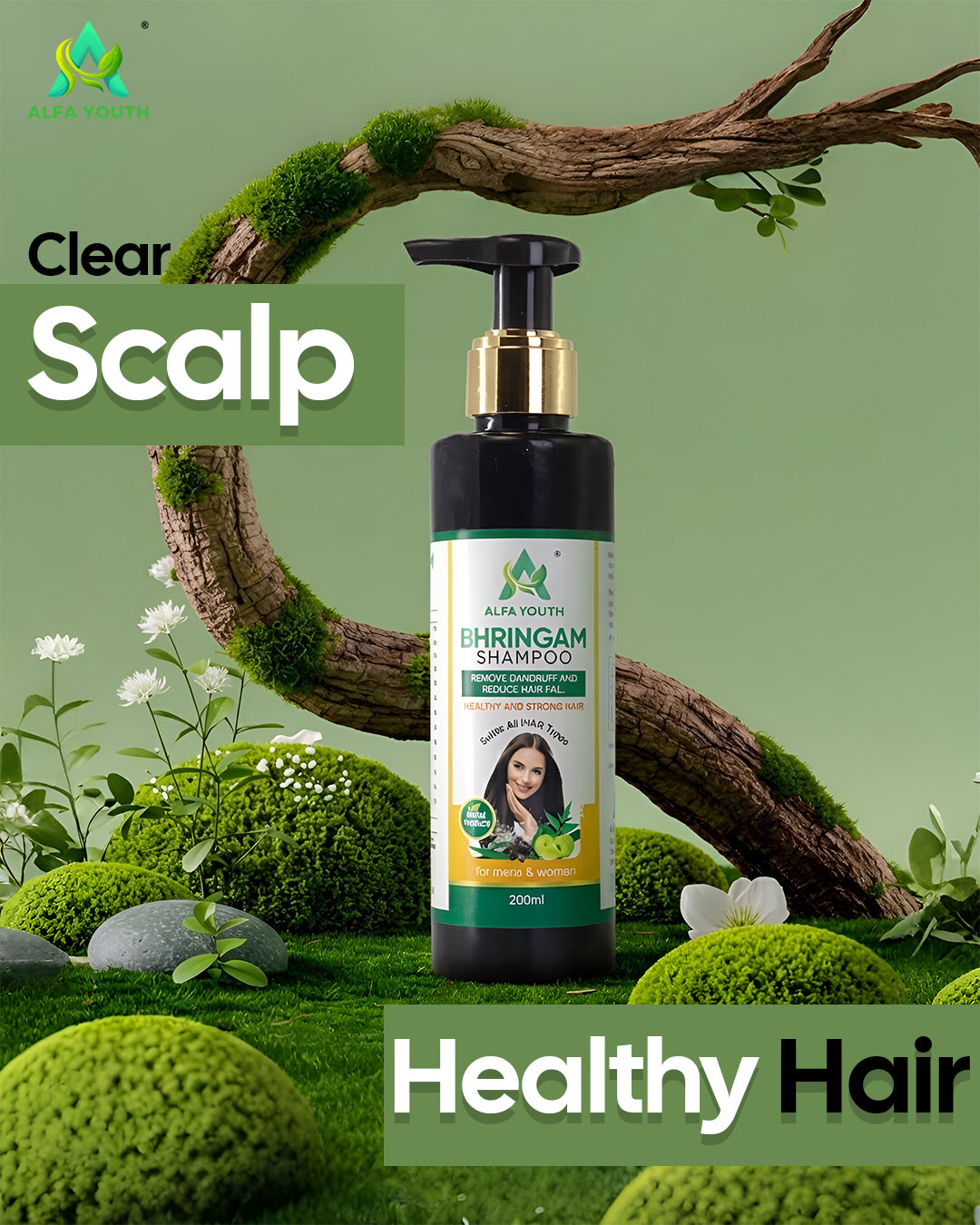 Alfa Youth Bhringam Shampoo - 200ml