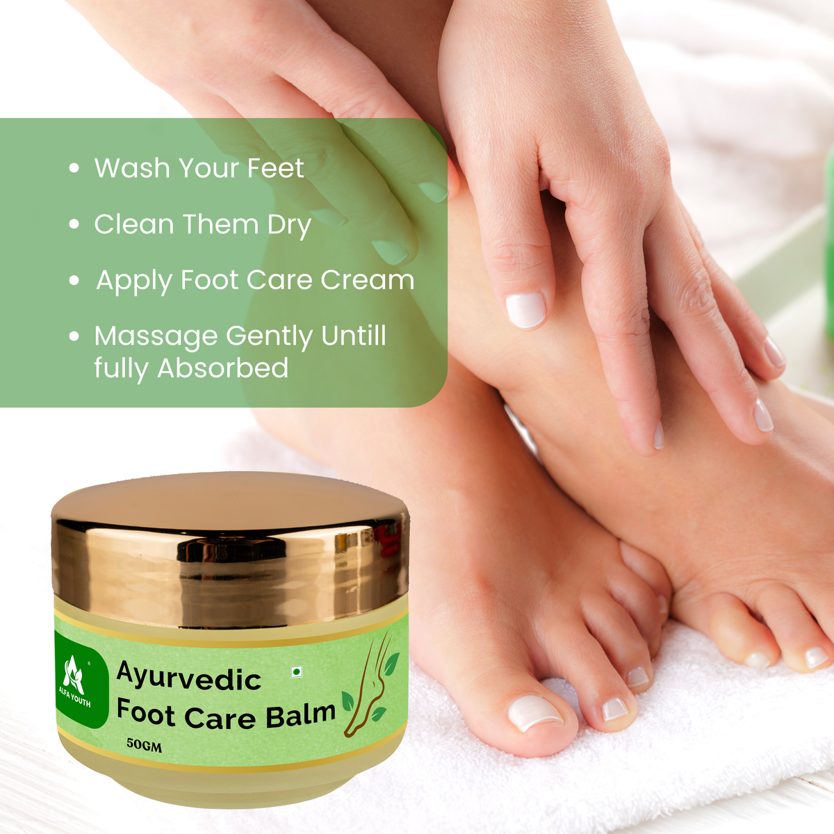 Alfa Youth Foot Balm - 50gm
