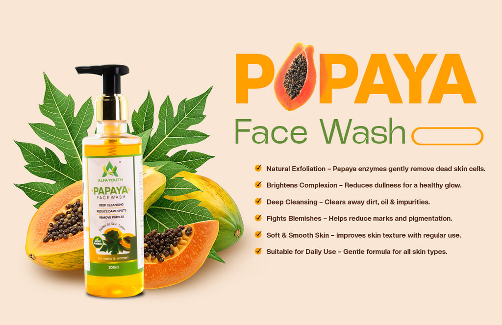 Alfa Youth Papaya Facewash - 200ml