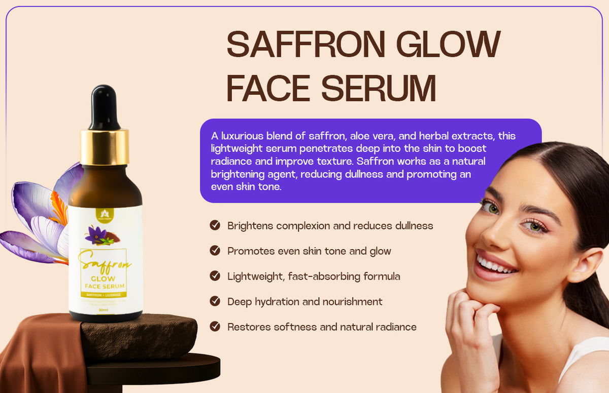 Alfa Youth Saffron Face Glow Serum - 30ml