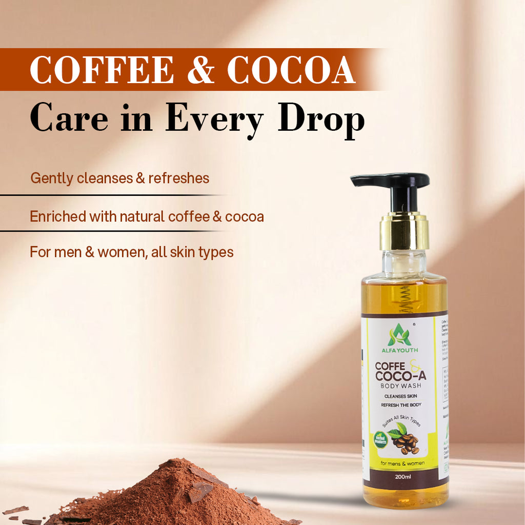 Alfa Youth Coffee & Coco Body Wash - 200ml