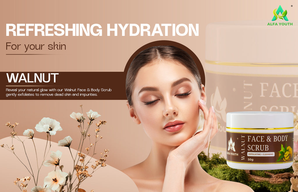 Alfa Youth Face & Body Scrub - 50gm