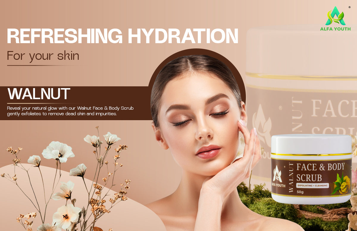 Alfa Youth Face & Body Scrub - 50gm