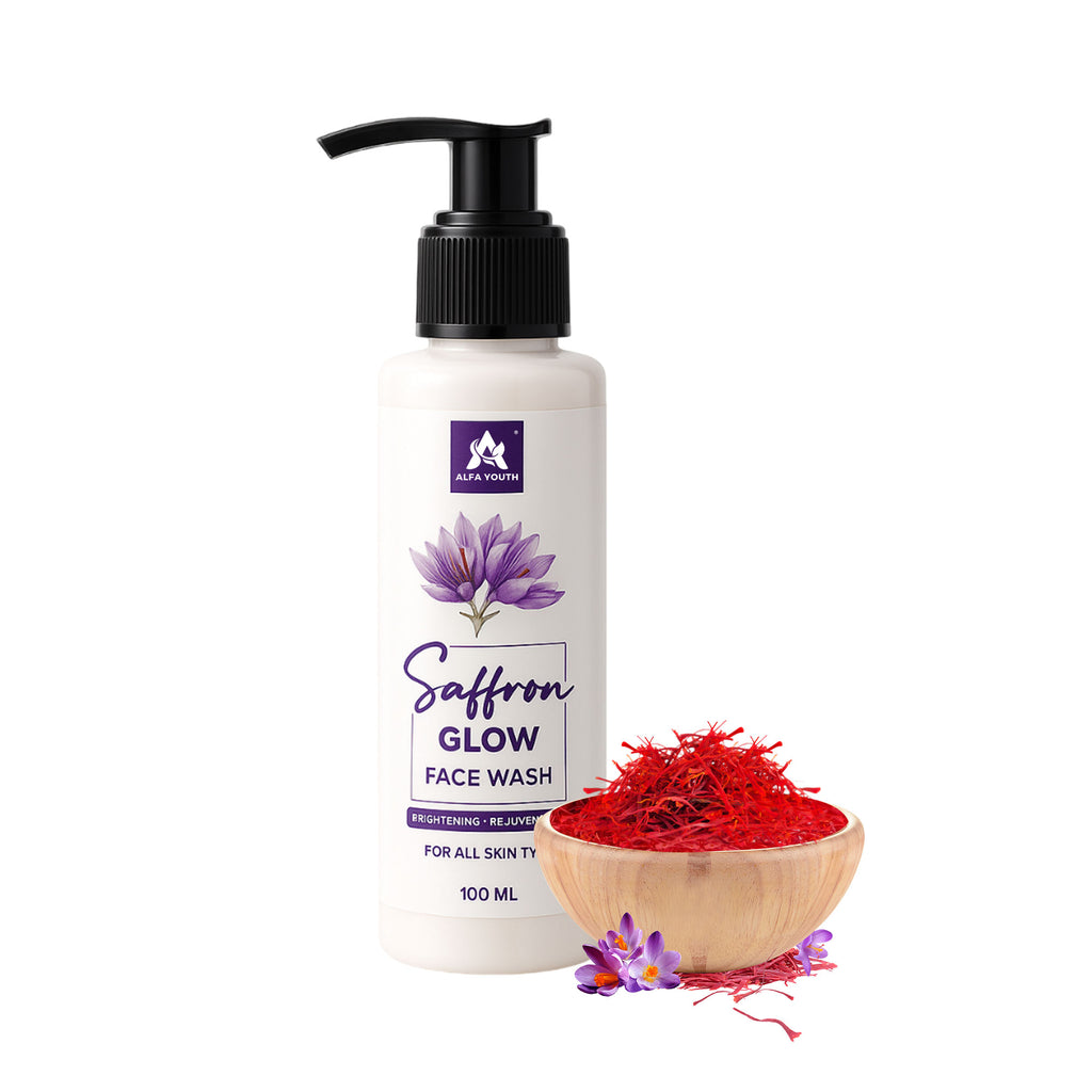 Alfa Youth Saffron Glow Skin Facewash - 120ml