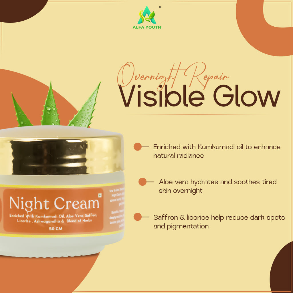 Alfa Youth Night Cream - 50gm