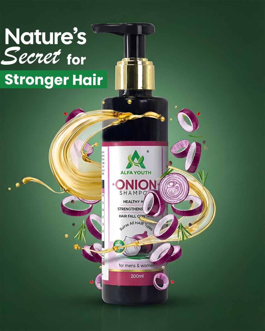 Alfa Youth Onion Shampoo - 200ml