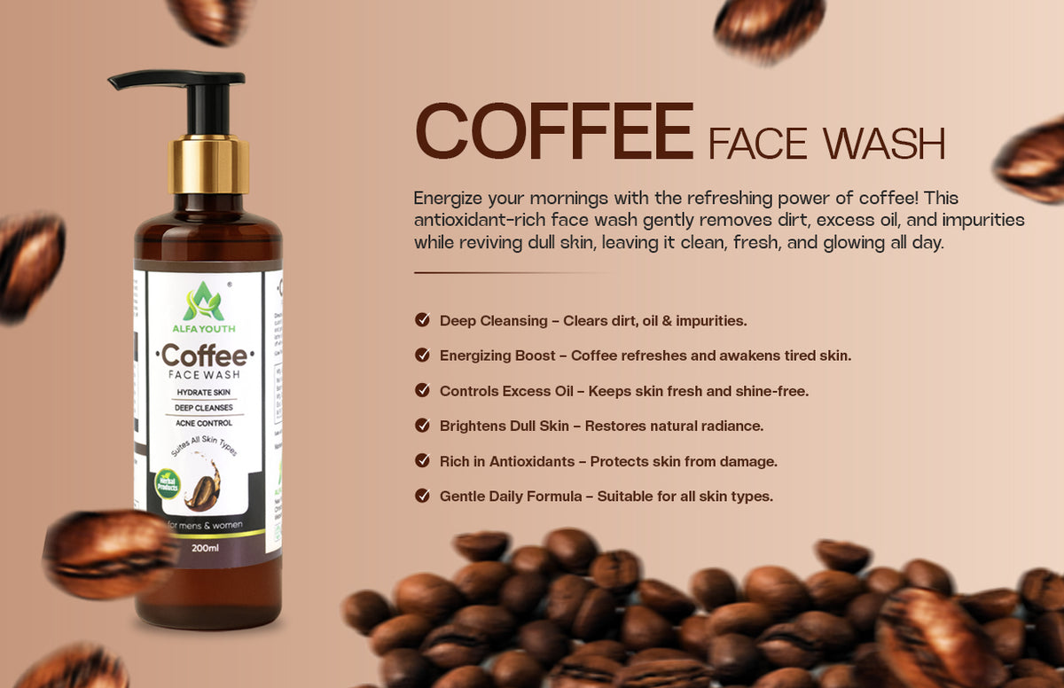 Alfa Youth Coffee Facewash - 200ml