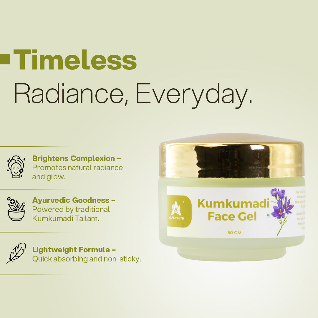 Alfa Youth Kumkumadi Face Gel - 50gm