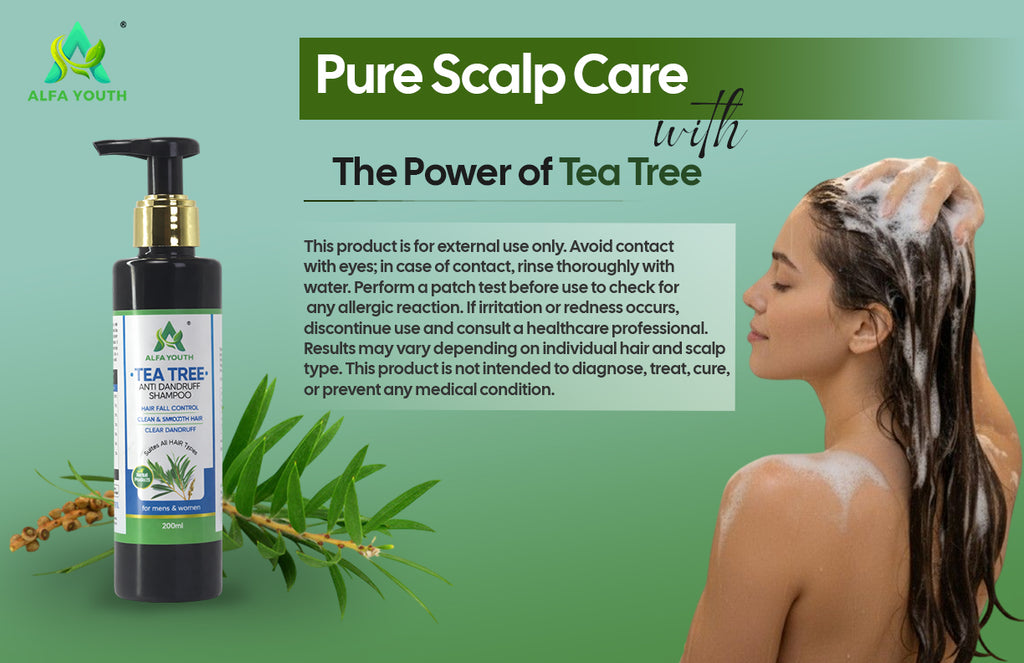 Alfa Youth Tea Tree Anti-Dandruff Shampoo - 200ml