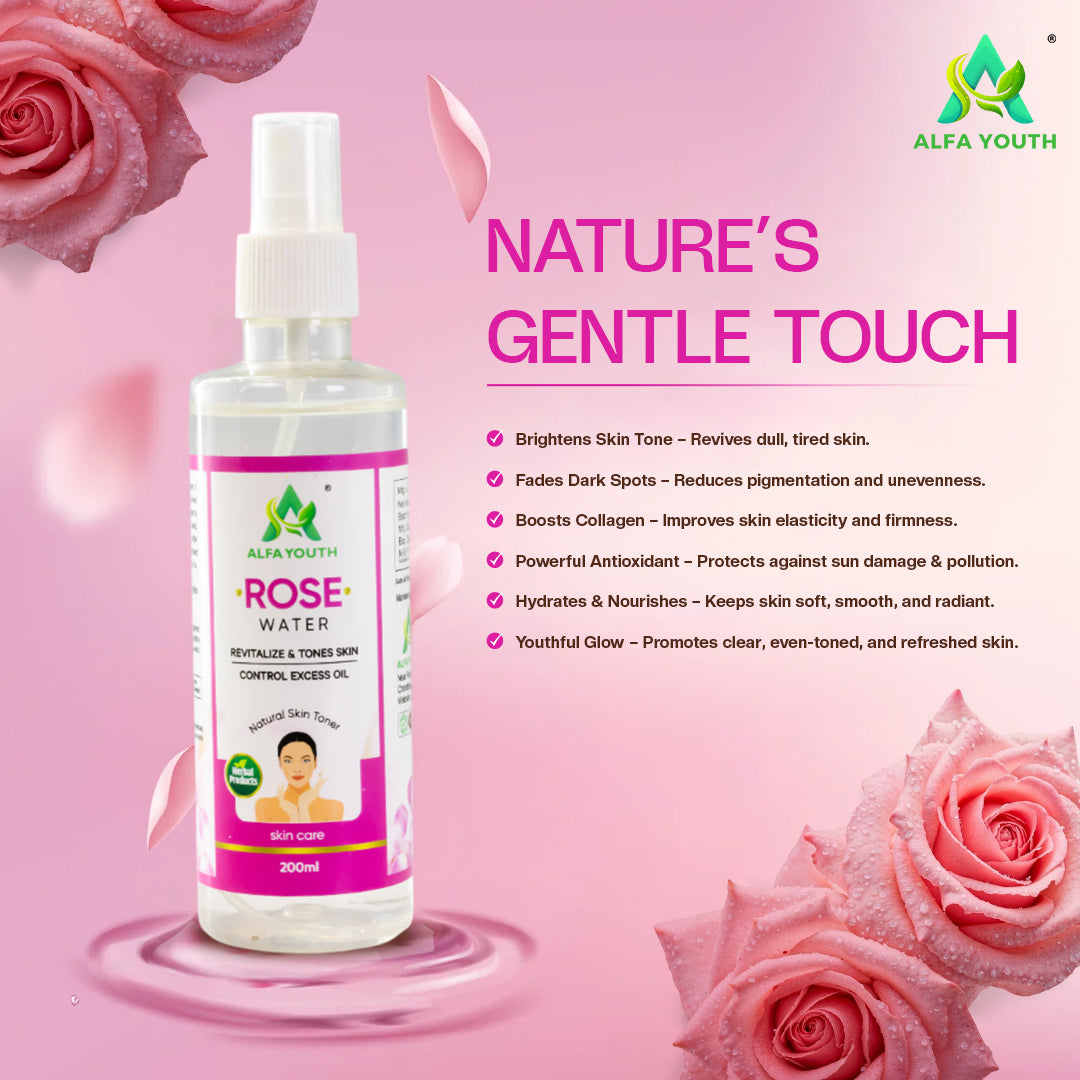 Alfa Youth Pure Rose Water - 200ml