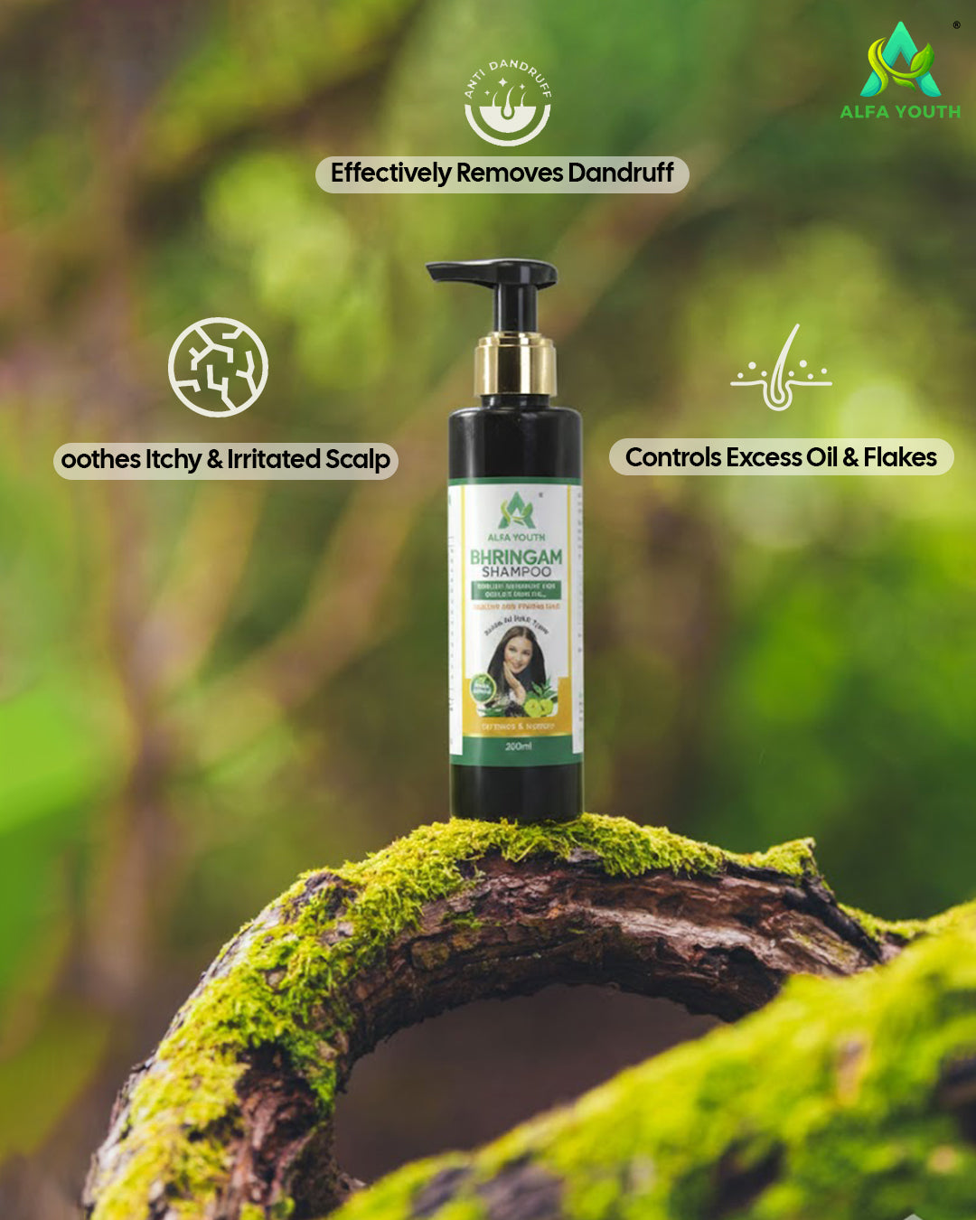 Alfa Youth Bhringam Shampoo - 200ml
