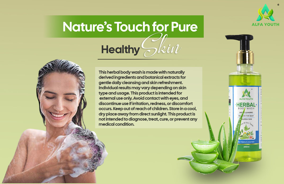 Alfa Youth Herbal Body Wash - 200ml