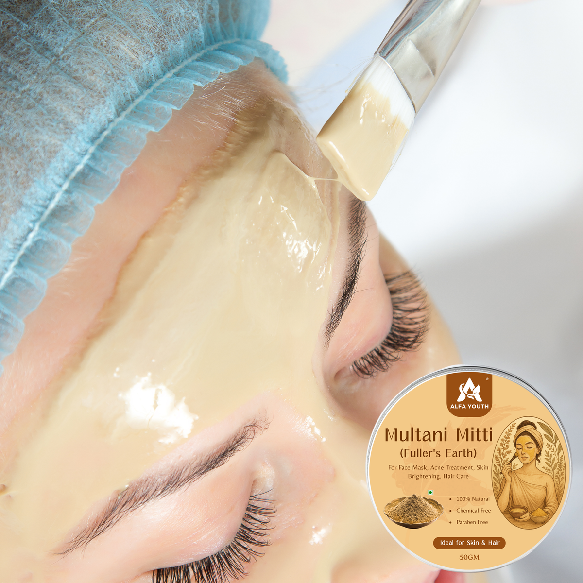 Alfa Youth Multani Mitti - 50gm
