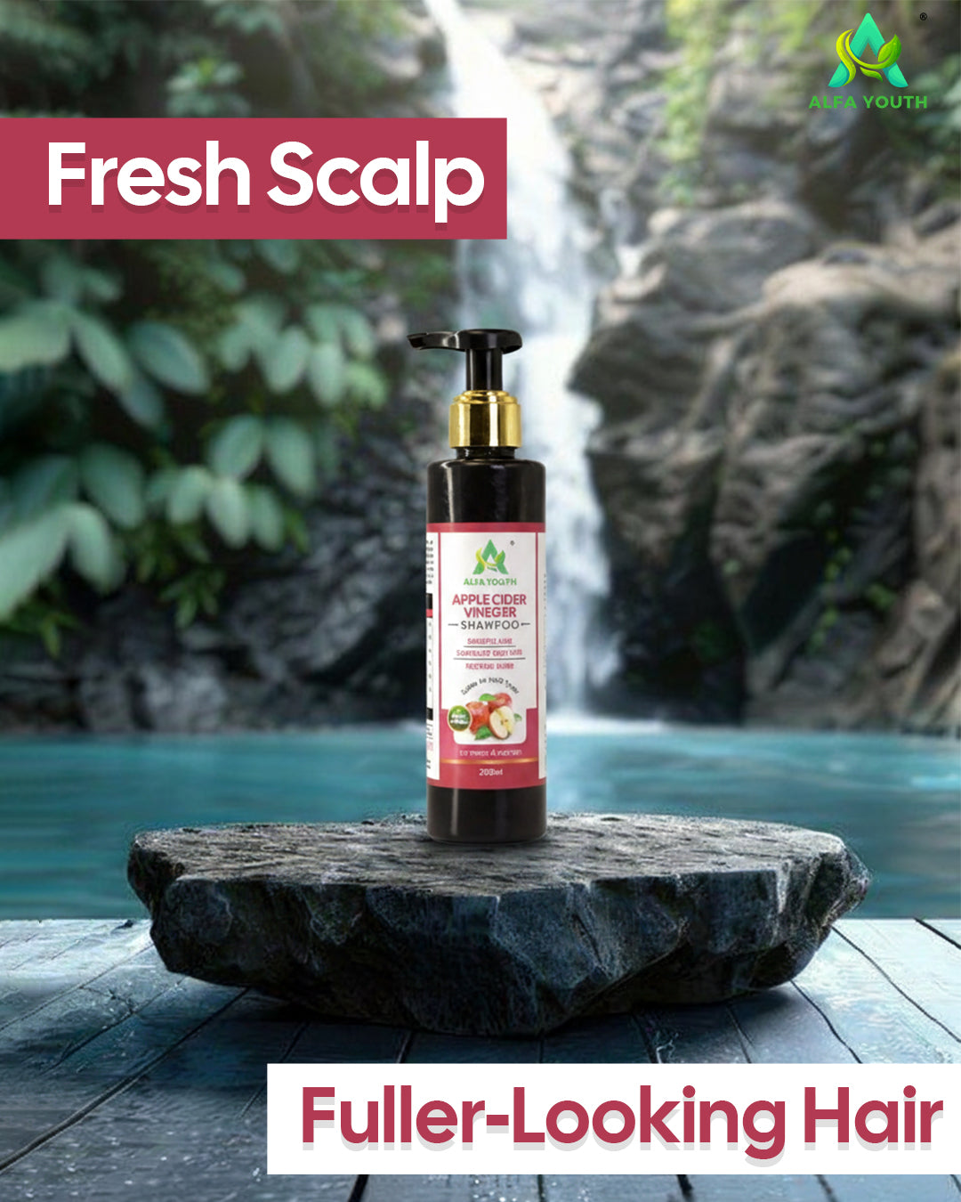 Alfa Youth Apple Cider Vinegar Shampoo - 200ml