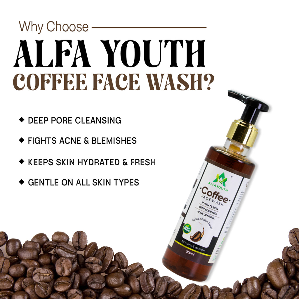 Alfa Youth Coffee Facewash - 200ml