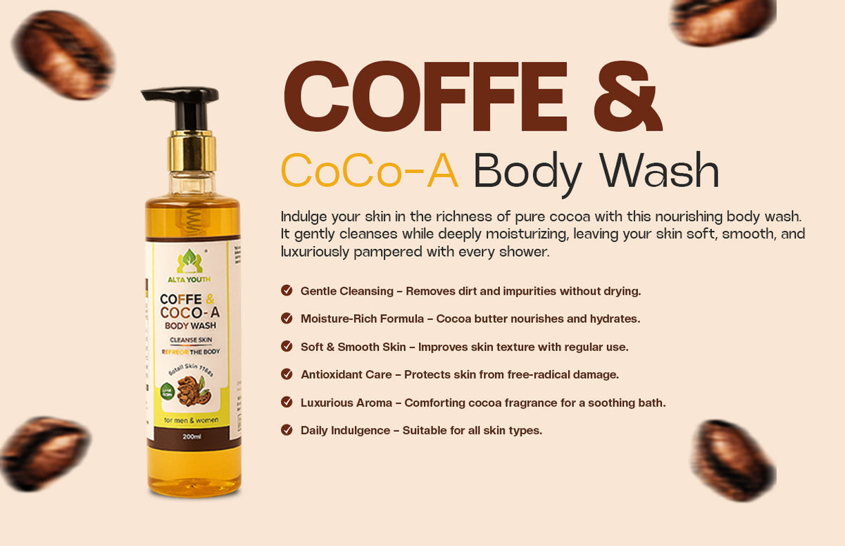 Alfa Youth Coffee & Coco Body Wash - 200ml