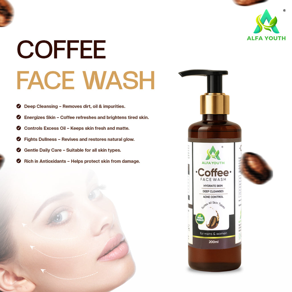 Alfa Youth Coffee Facewash - 200ml