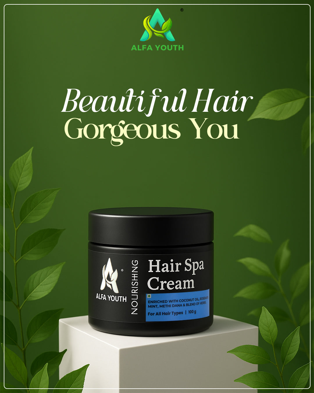 Alfa Youth Hair Spa Cream - 100gm